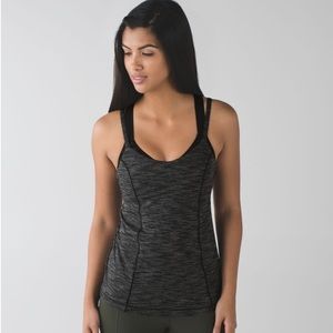 Lululemon Run For Gold Tank. Olive green. Size 6. Gently used.
